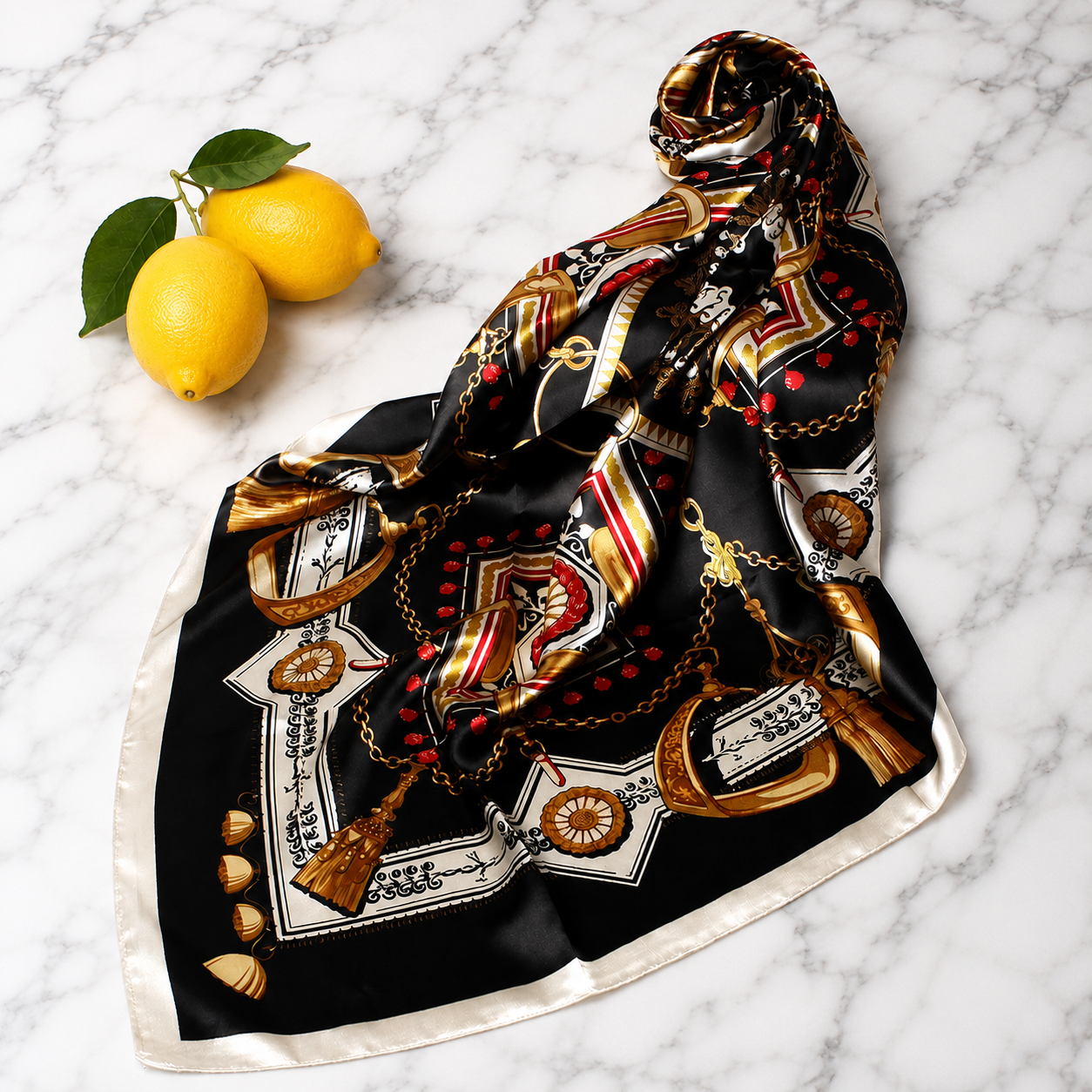 Portofino Silk Satin Scarf