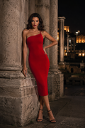 Rome Draped One-Shoulder Maxi Dress