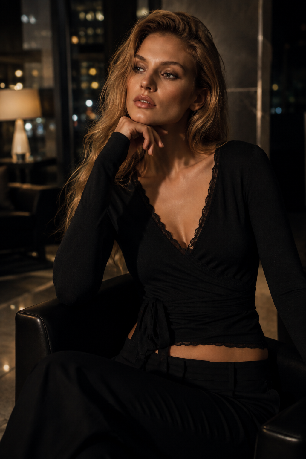THE MANHATTAN STRAPPY ARCHIVAL KNIT TOP